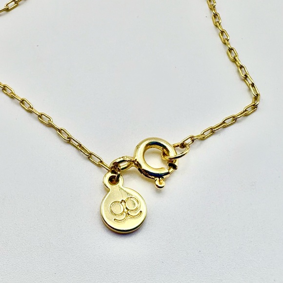 Gorjana Brushed Gold Tone Bali Antique Locket Necklace - Picture 10 of 10